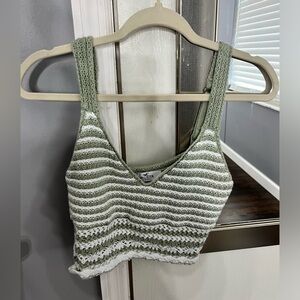 Crochet hollister top